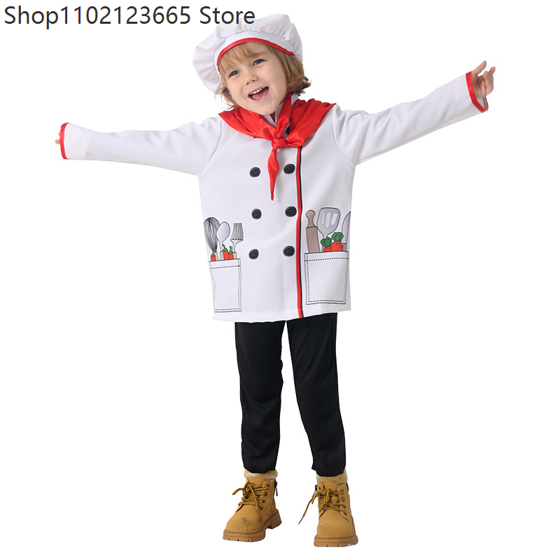 Kitchen Baking Unit - Enfant Niños Niñas Kitchen Cooking Uniform