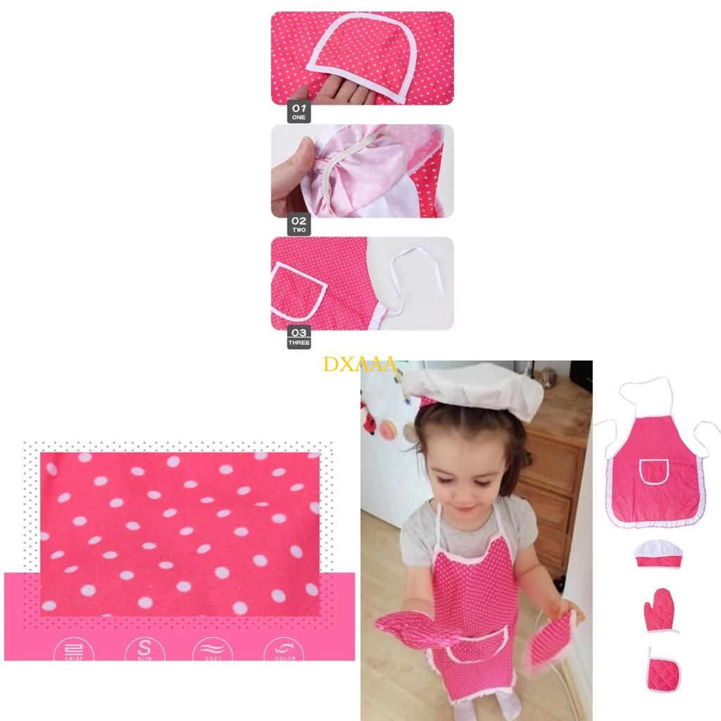 Kitchen Kids Baking Set - Bộ trang phục đầu bếp DXAA