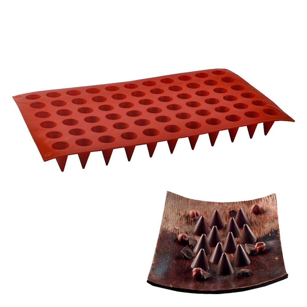 66-Cells Cone Chocolate Baking - đánh giá và giá Kitchen Baking Utensil