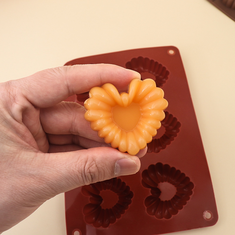 Heart-shaped Silicone Chocolat - đánh giá và giá Baking Kitchen Diy