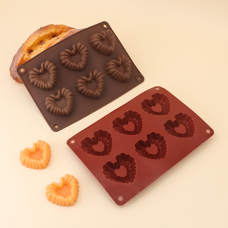Heart-shaped Silicone Chocolat - đánh giá và giá Baking Kitchen Diy