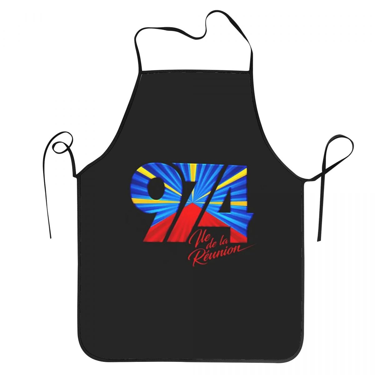 974 Reunion Island Flag Apron  - đánh giá và giá Kitchen Baking Island