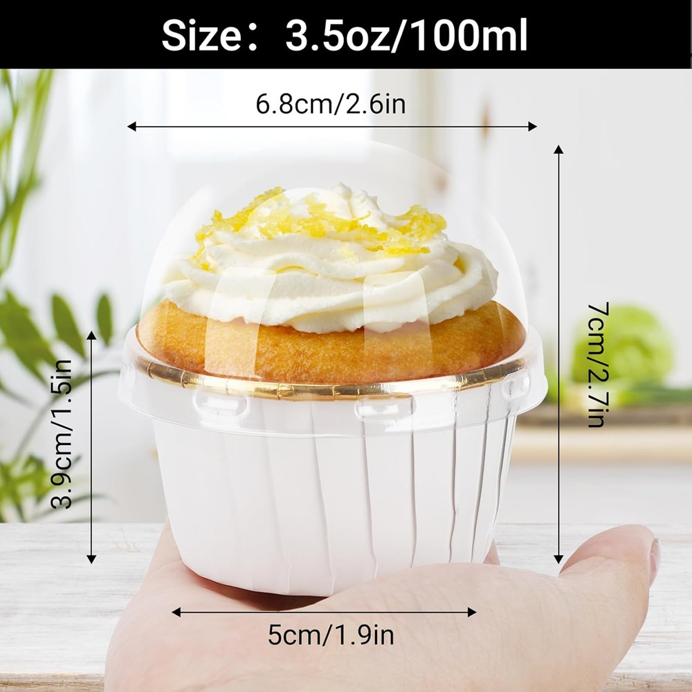 50 pcs Muffins Cup Paper Cupca - đánh giá và giá Baking Kitchen Diy