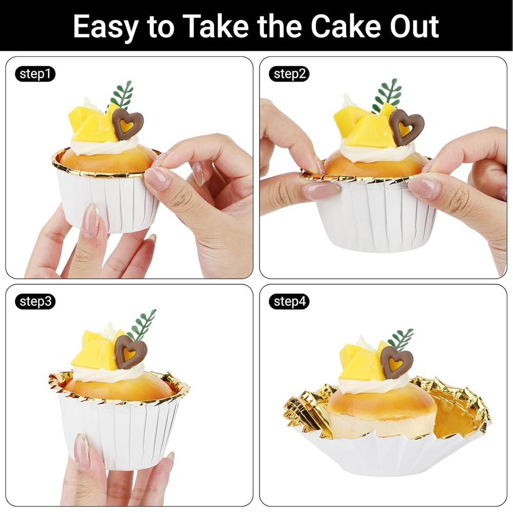 50 pcs Muffins Cup Paper Cupca - đánh giá và giá Baking Kitchen Diy