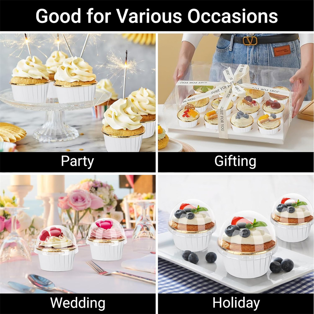 50 pcs Muffins Cup Paper Cupca - đánh giá và giá Baking Kitchen Diy
