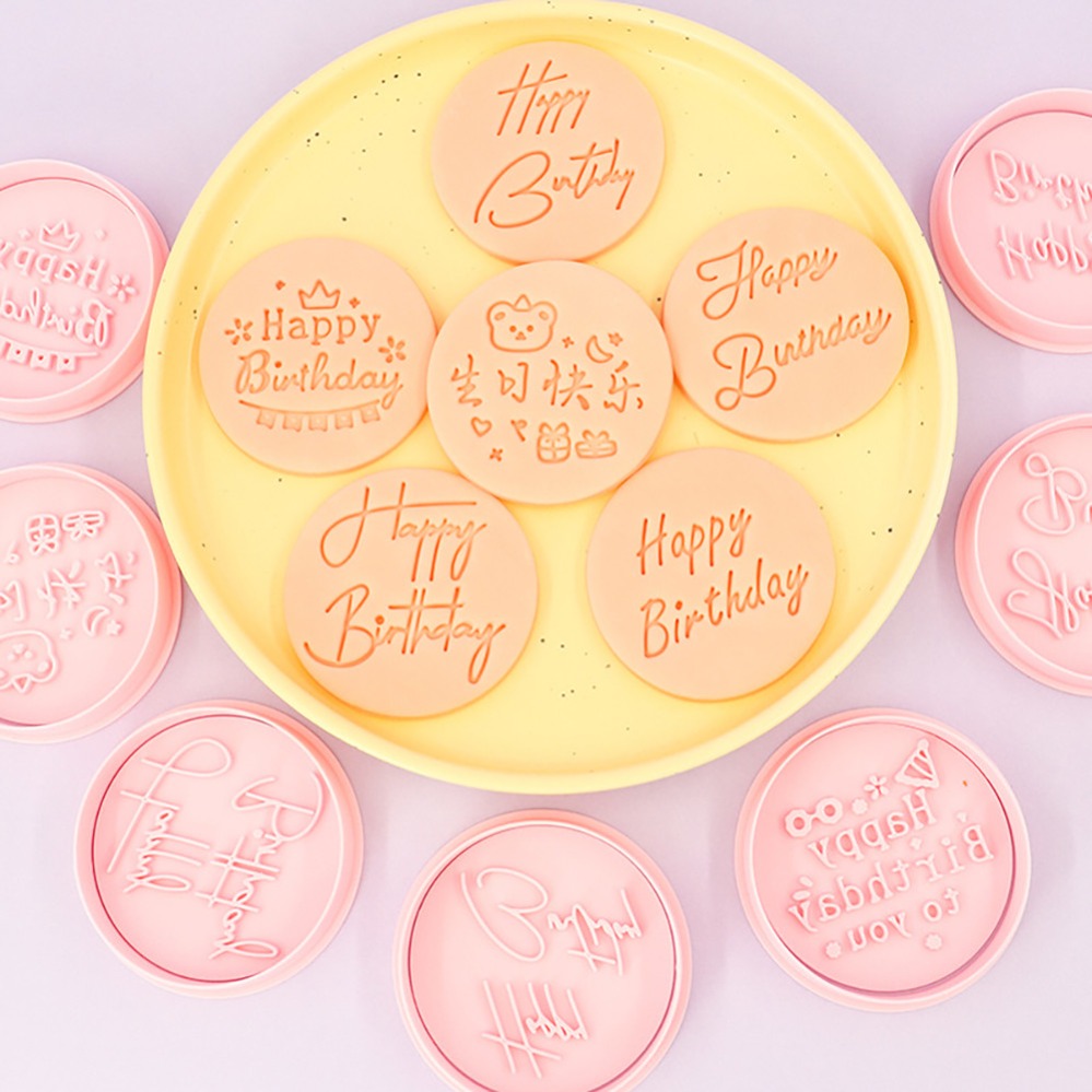 Happy Birthday Cookie Cutters  - đánh giá và giá Kitchen Baking Utensil