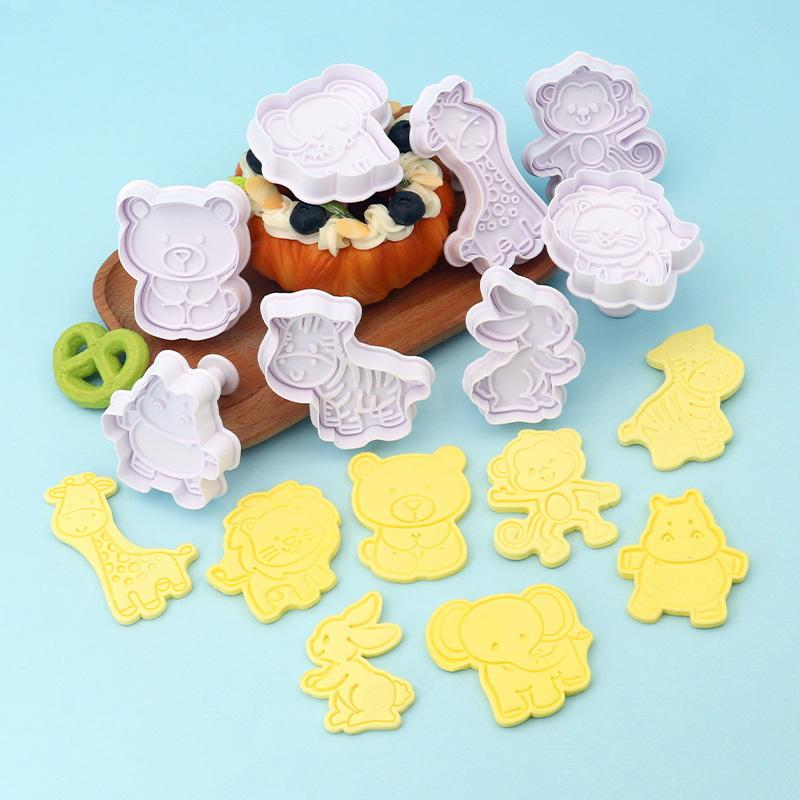 4Pcs Animal Cookie Cutter Set  - đánh giá và giá Kitchen Kids Baking Set