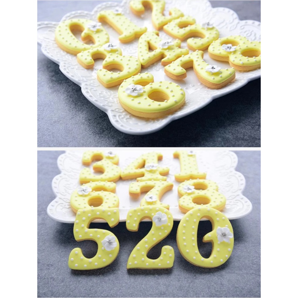 Numbers Cookie Cutters Biscuit - đánh giá và giá Baking Kitchen Diy
