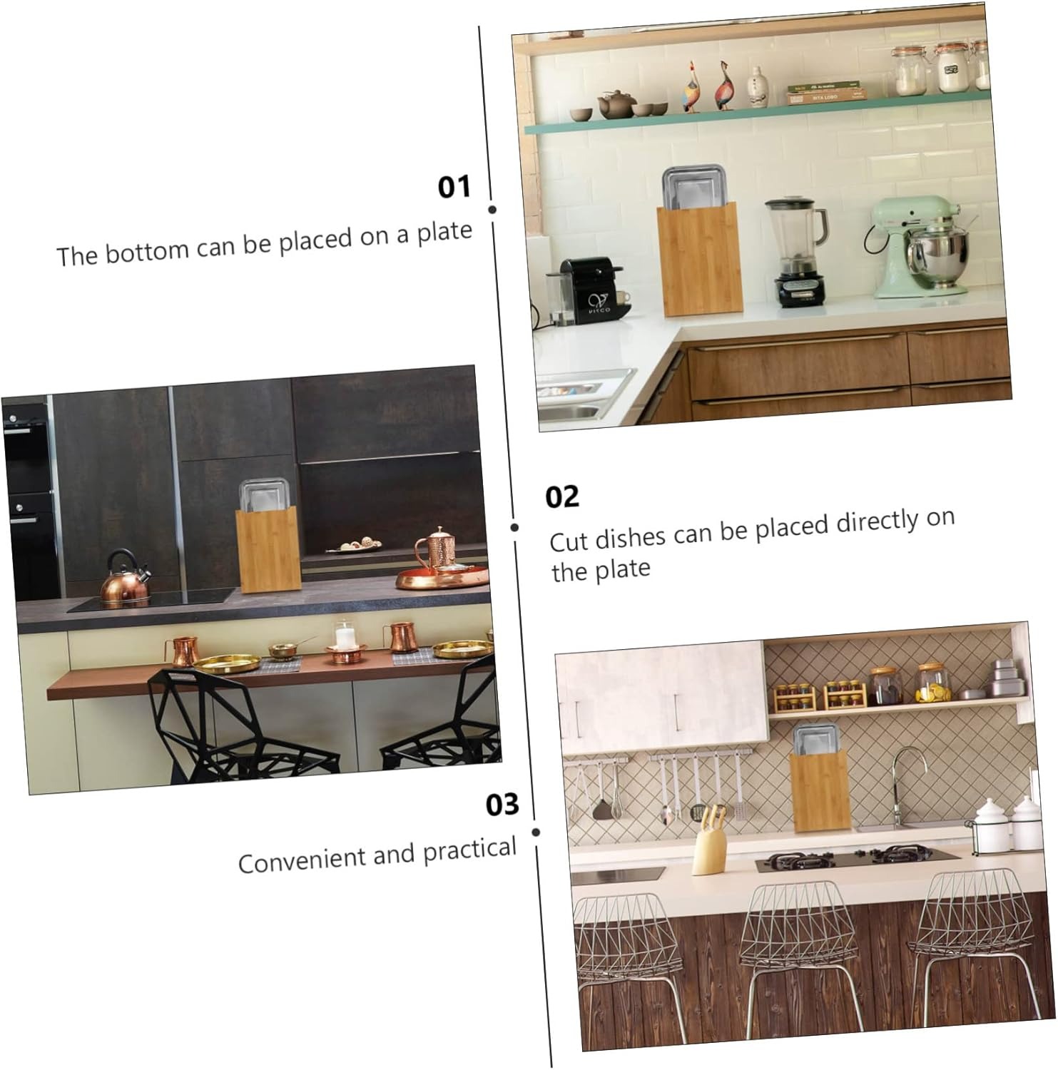 Bamboo Cutting Board Household - đánh giá và giá Kitchen Baking Drawer