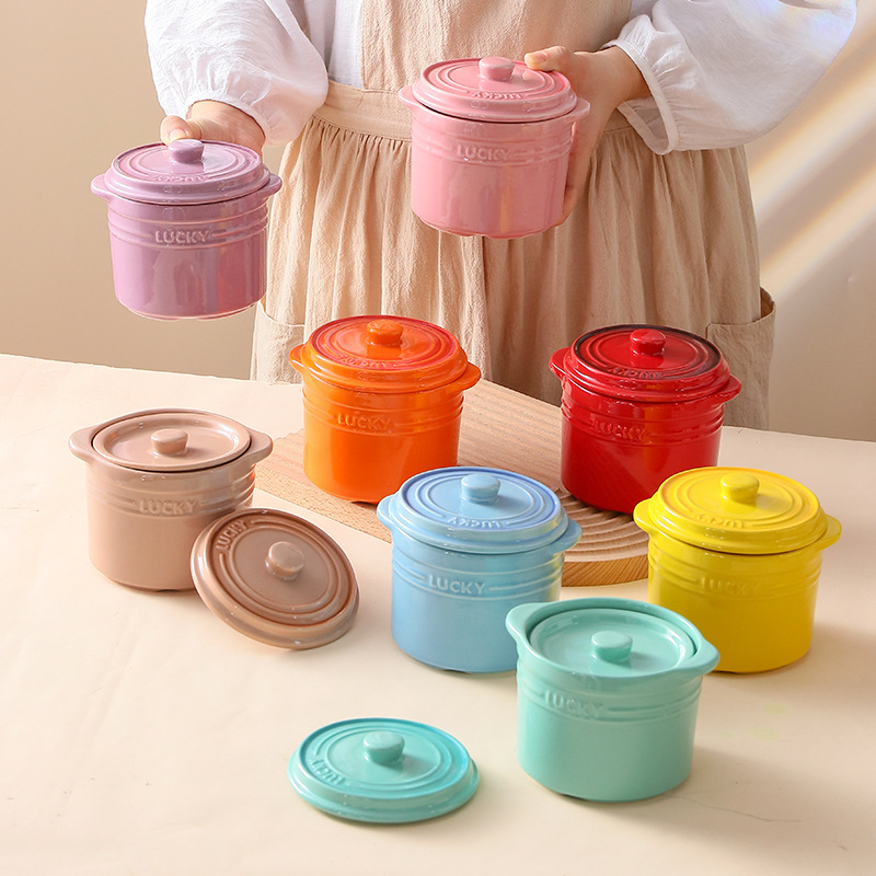 Double Lid Ceramic Bowl,Bird's - đánh giá và giá Kitchen Baking Utensil