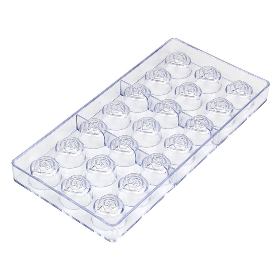 21-Hole Rose Style Transparent - đánh giá và giá Baking Kitchen Diy