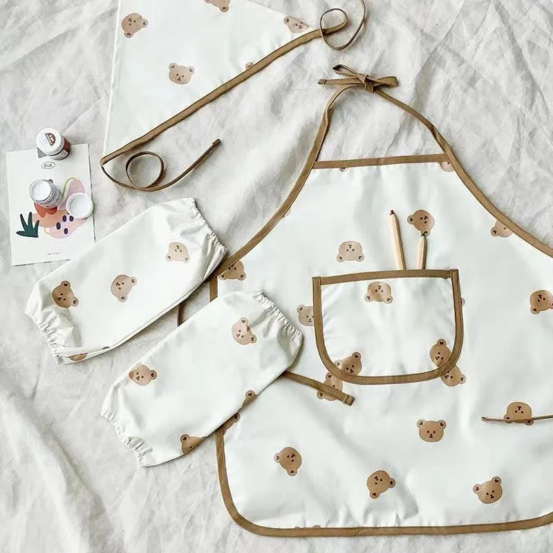 Cute Cartoon Children Apron Sl - đánh giá và giá Kitchen Kids Baking Set