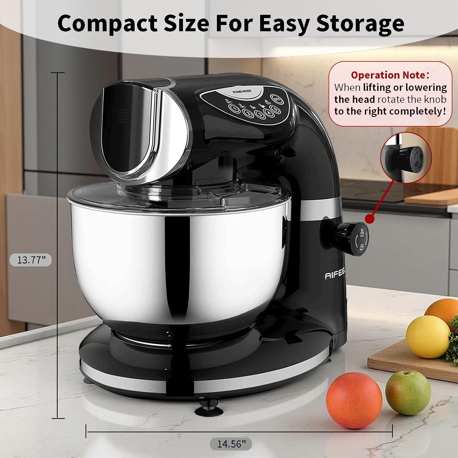Black Electric Stand Mixer 85Q - đánh giá và giá Stand Mixer Bowl
