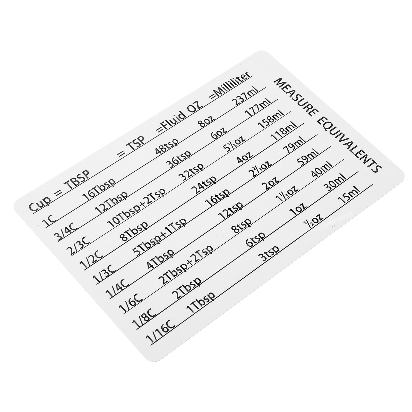 Compact Magnetic Kitchen Measu - đánh giá và giá Kitchen Baking Conversion Chart