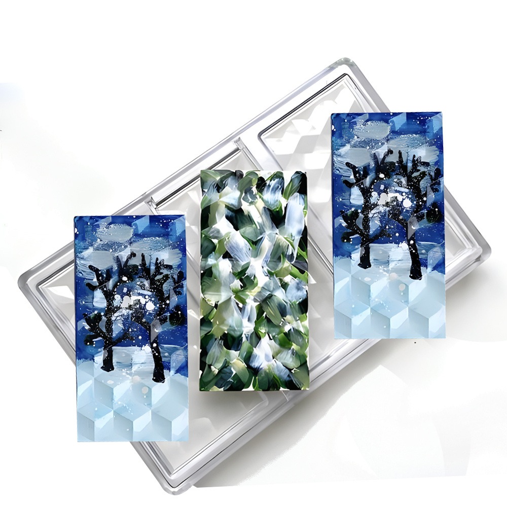 Hard Rhombus Grid Prism Chocol - đánh giá và giá Baking Kitchen Diy