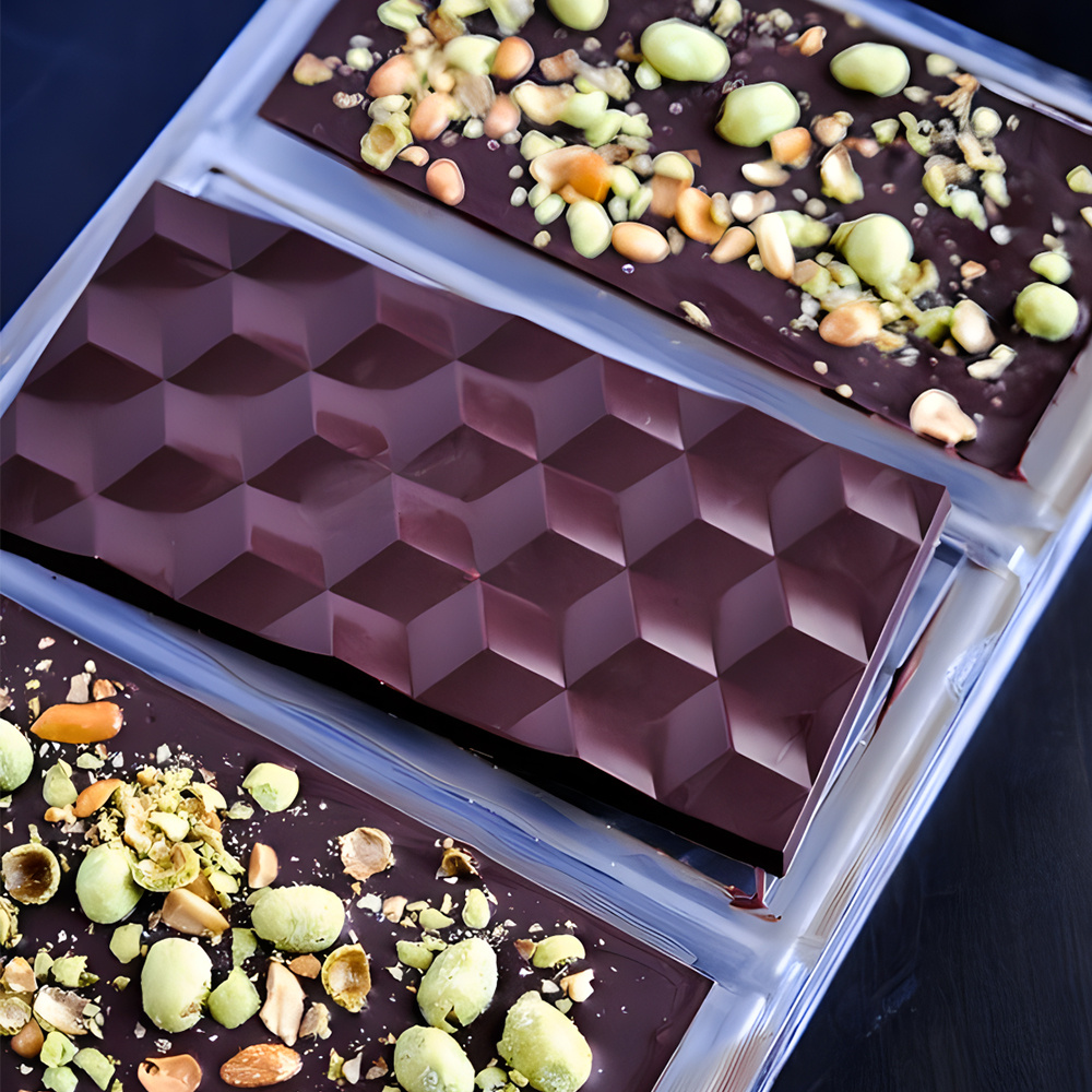 Hard Rhombus Grid Prism Chocol - đánh giá và giá Baking Kitchen Diy