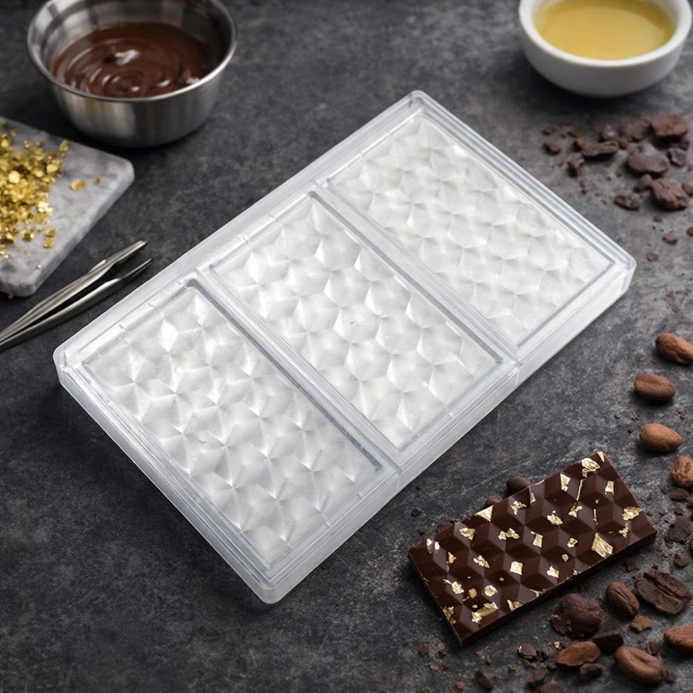 Hard Rhombus Grid Prism Chocol - đánh giá và giá Baking Kitchen Diy