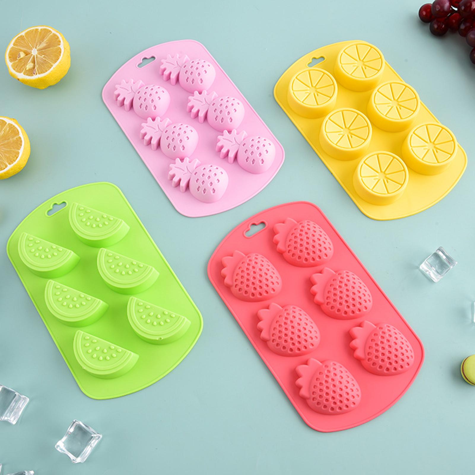 6 Cavity Fruit Shaped Silicone - đánh giá và giá Baking Kitchen Diy