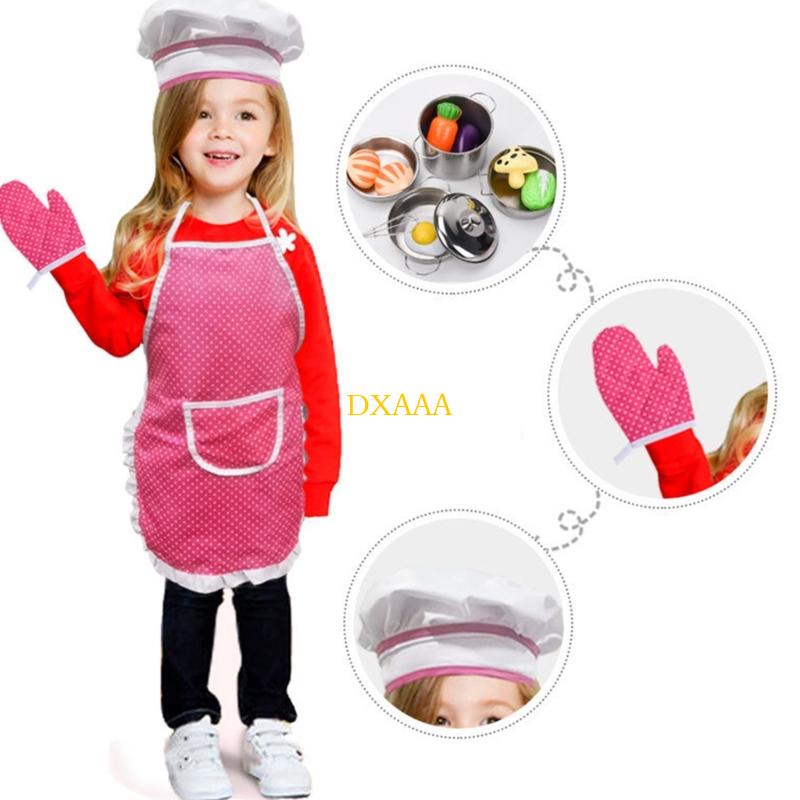 Bộ trang phục đầu bếp DXAA đặt - đánh giá và giá Kitchen Kids Baking Set