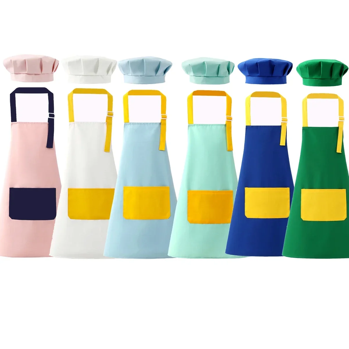 Kids Apron and Chef Hat Set Ad - đánh giá và giá Kitchen Kids Baking Set