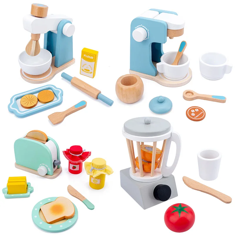 Wooden Pretend Kitchen Playset - đánh giá và giá Kitchen Kids Baking Set