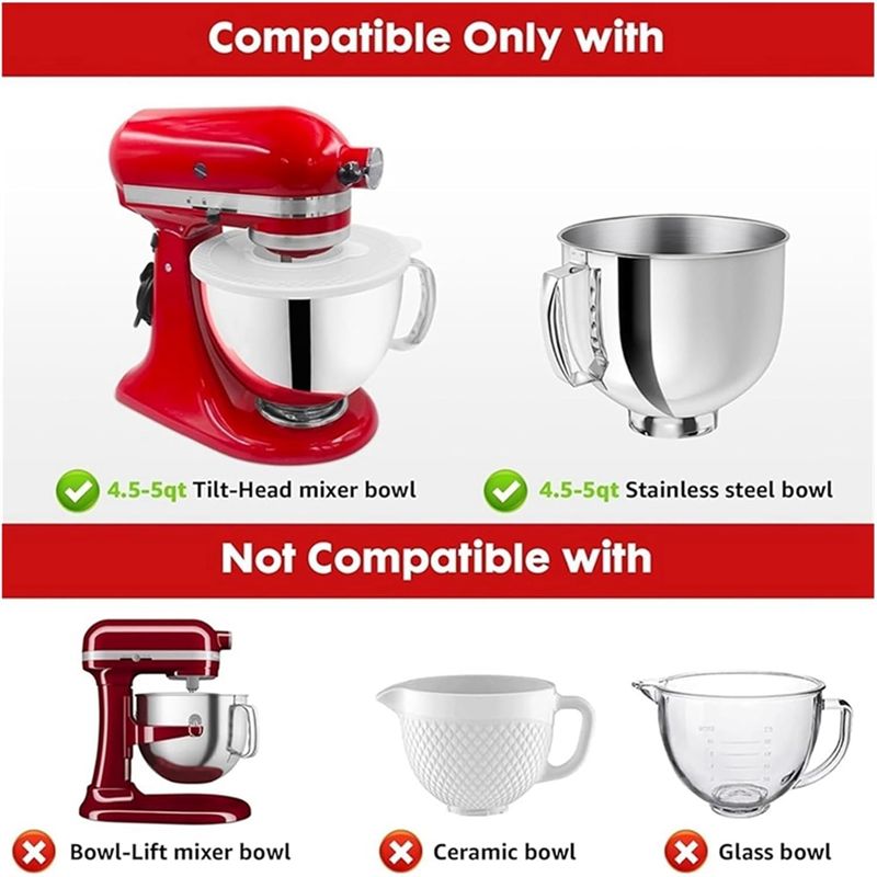 A74X-For Kitchenaid 4.5-5 Quar - đánh giá và giá Stand Mixer Bowl
