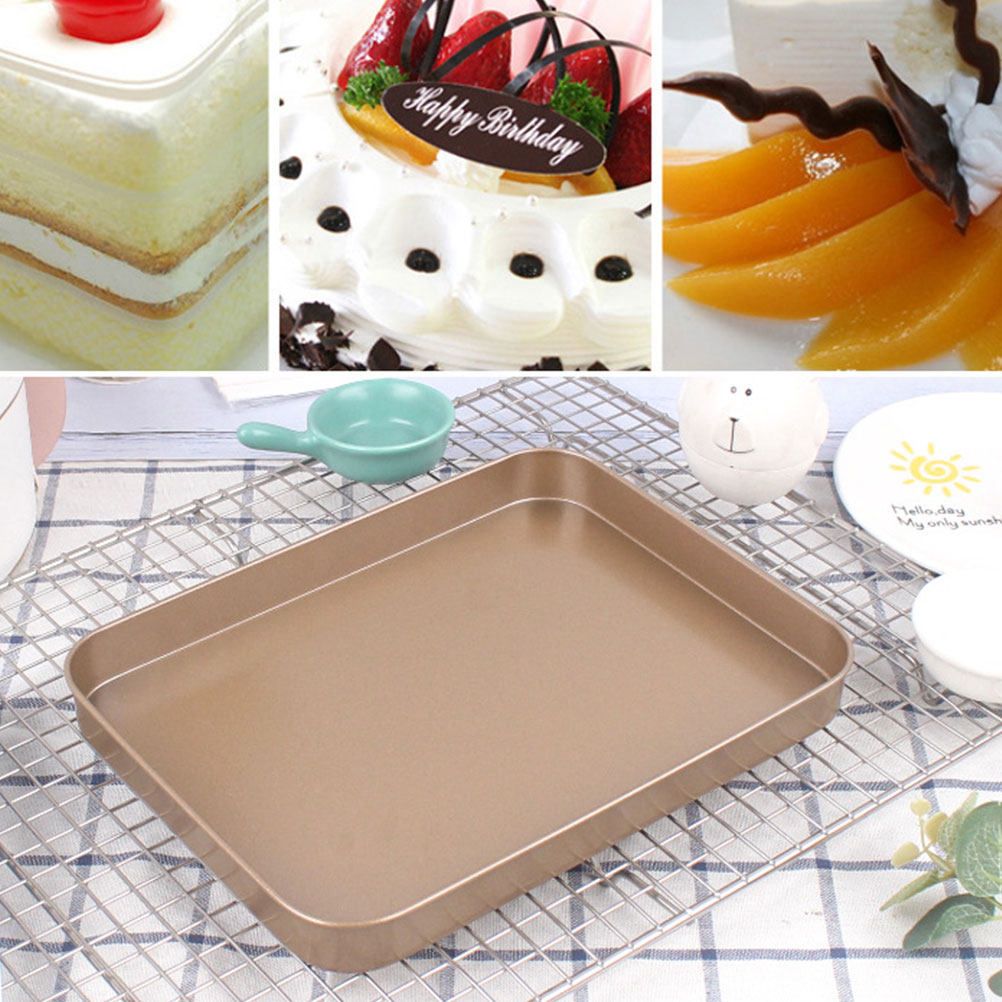Carbon Steel Rectangular Cake  - đánh giá và giá Kitchen Baking Pan