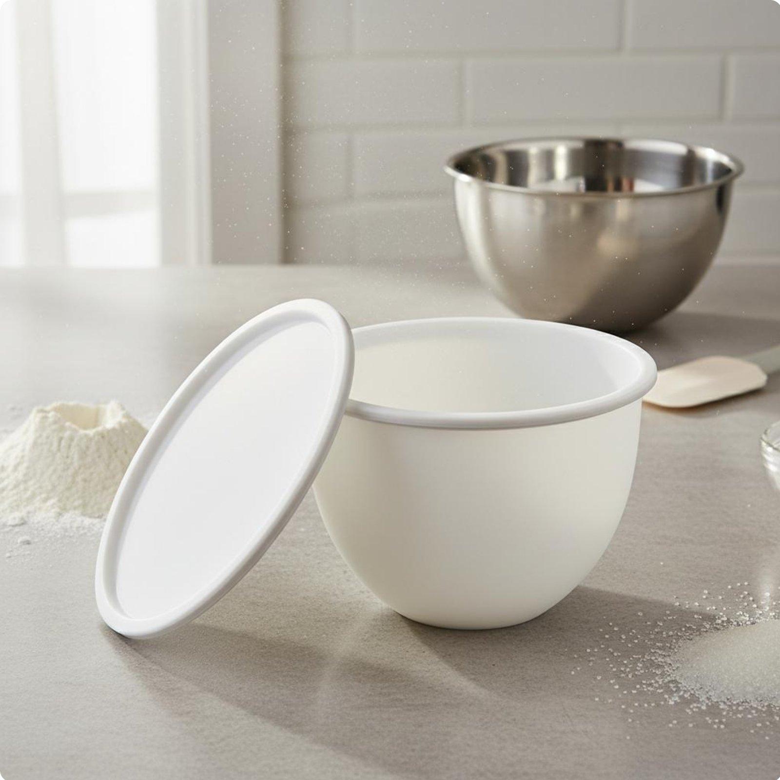 Collapsible Silicone Mixing Bo - đánh giá và giá Stand Mixer Bowl