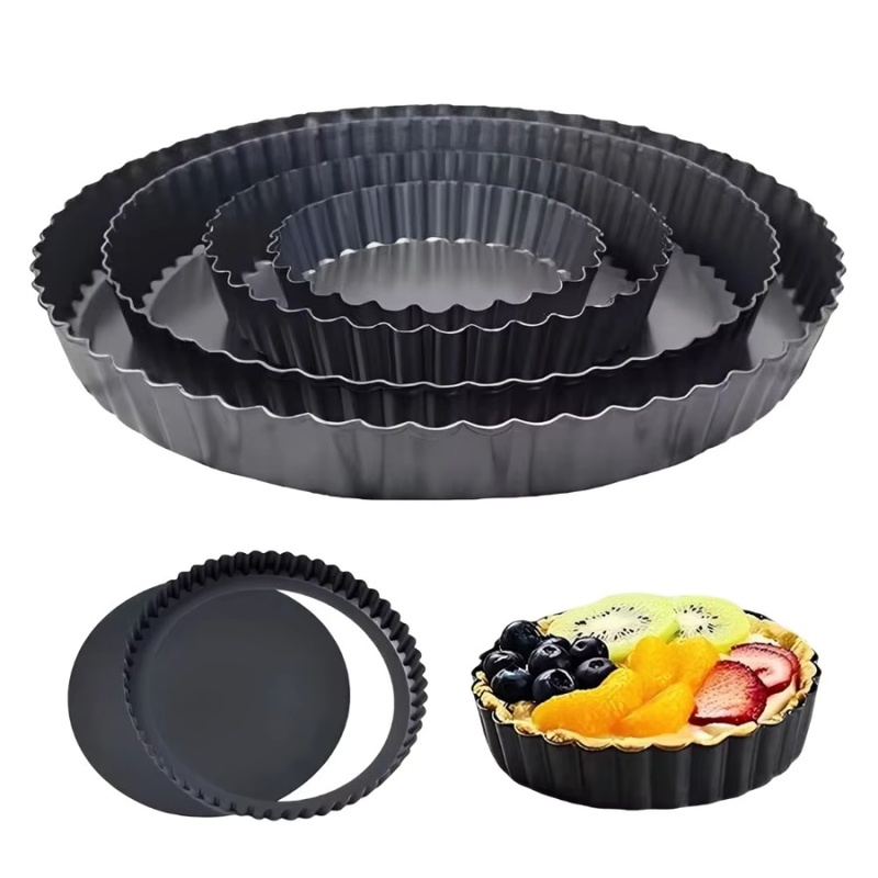 1pc Removable Bottom Fluted Ta - đánh giá và giá Kitchen Baking Pan