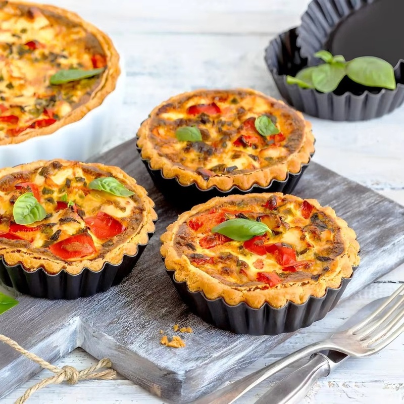1pc Removable Bottom Fluted Ta - đánh giá và giá Kitchen Baking Pan