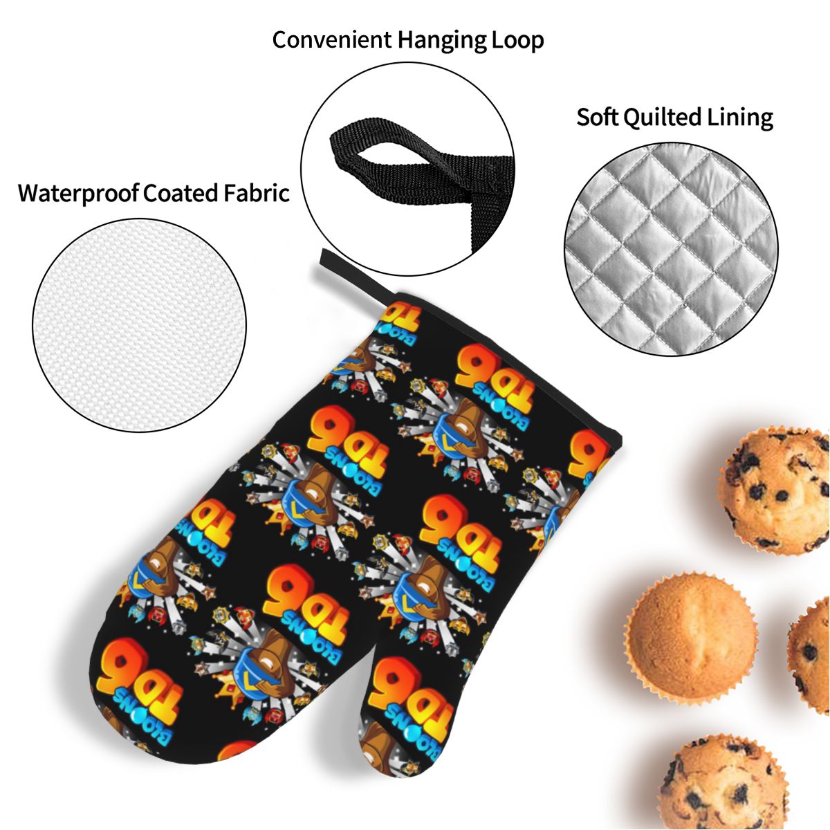 Bloons Td 6 For Kids Oven Mitt - đánh giá và giá Kitchen Kids Baking Set